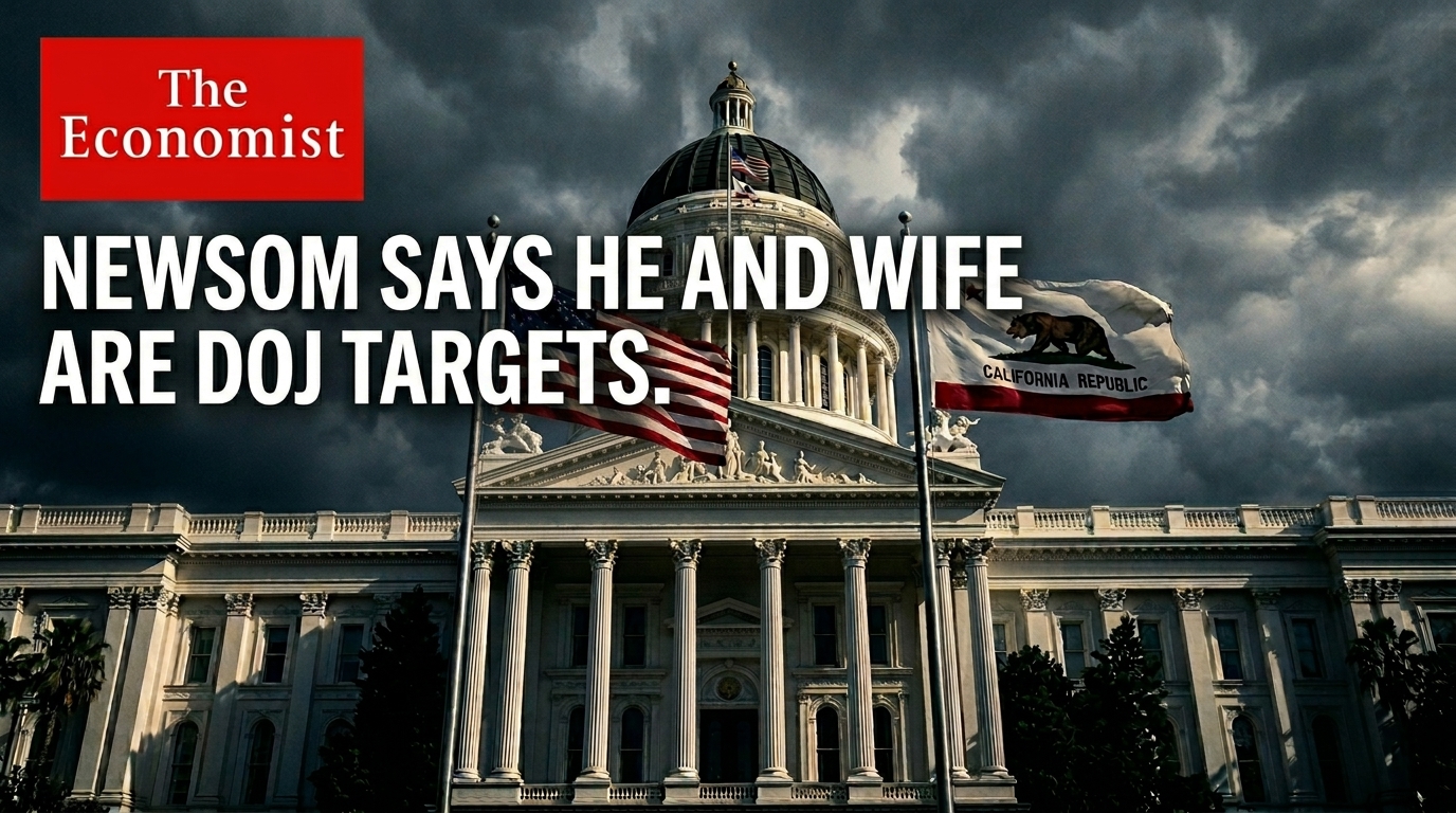 Newsom Says Trump Has Directed DOJ to Investigate Him and His Wife, Deepening White House–California Feud