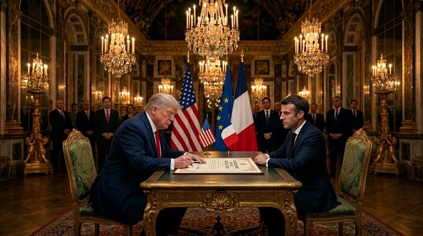 Trump Signs the Iran MOU at the Palace of Versailles - And the 60-Day Clock Begins