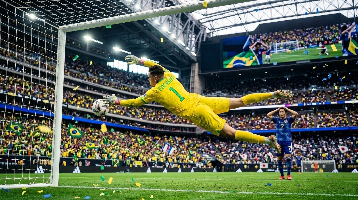 Brazil and Japan Play a World Cup Thriller That Ends in Penalties - and Brazil Win