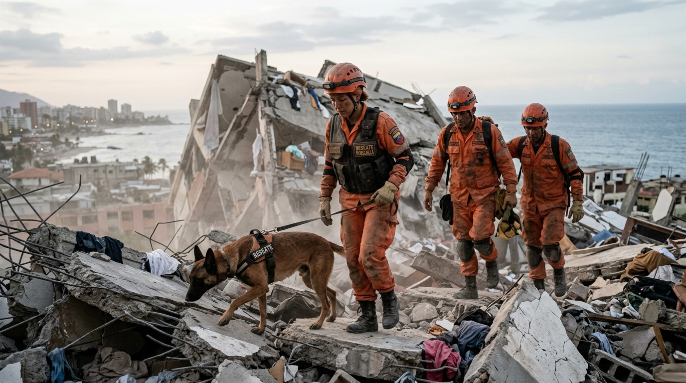 A Week After Venezuela's Twin Quakes, Death Toll Passes 2,295 as Response Shifts to Recovery